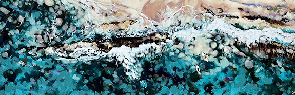 Jo Austin Rocky Shore 16x48 JAUS4001